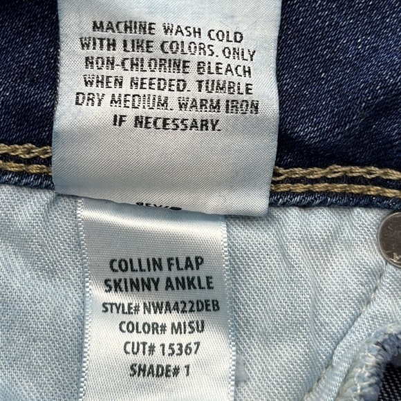 Hudson Jeans Collin Flap Skinny Ankle Size 30 Backflap Pockets - Picture 11 of 16